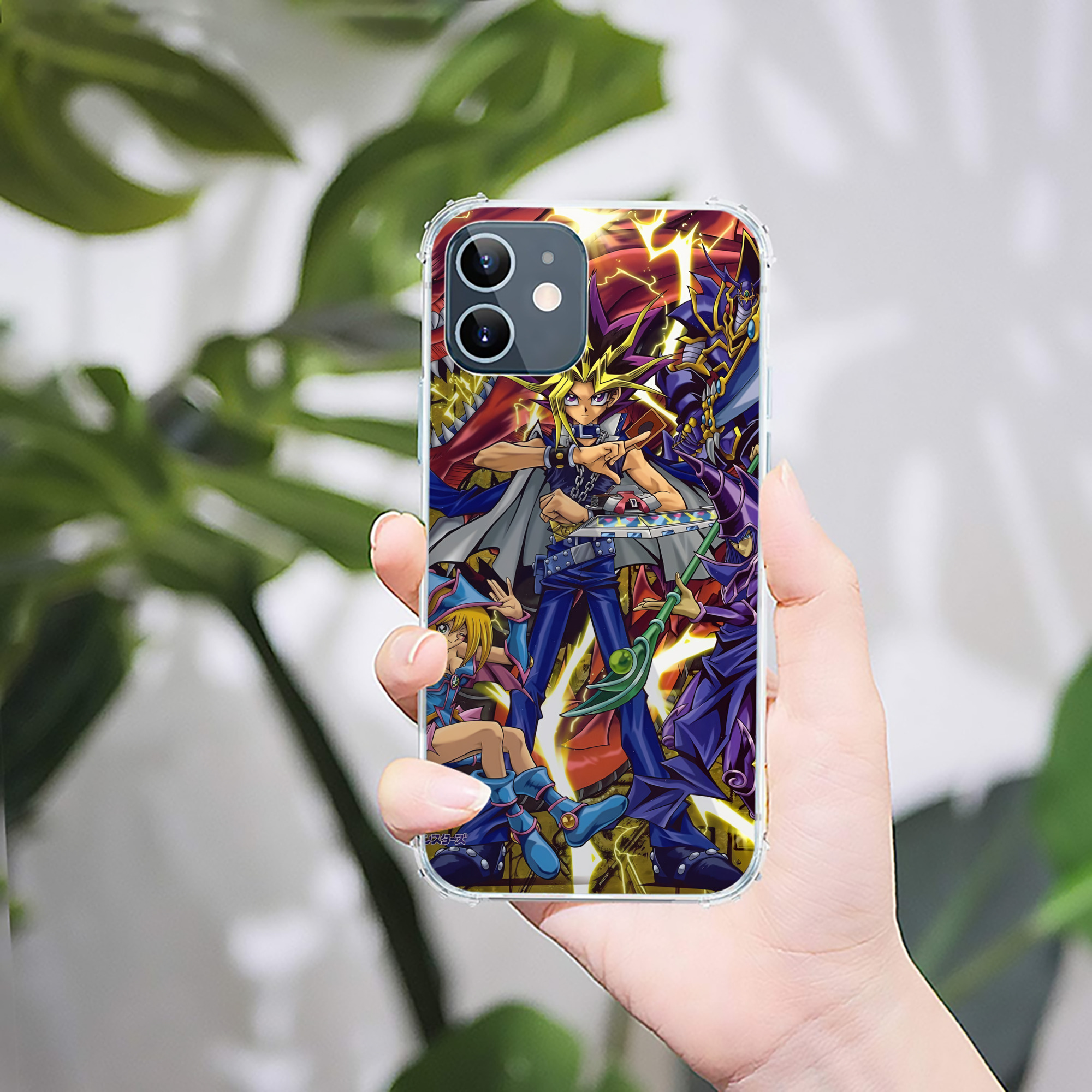 （画像用） 遊☆戯☆王 Yu-Gi-Oh! 【iPhone 12シリーズ対応】透明スマホケース（クリアソフトケース）